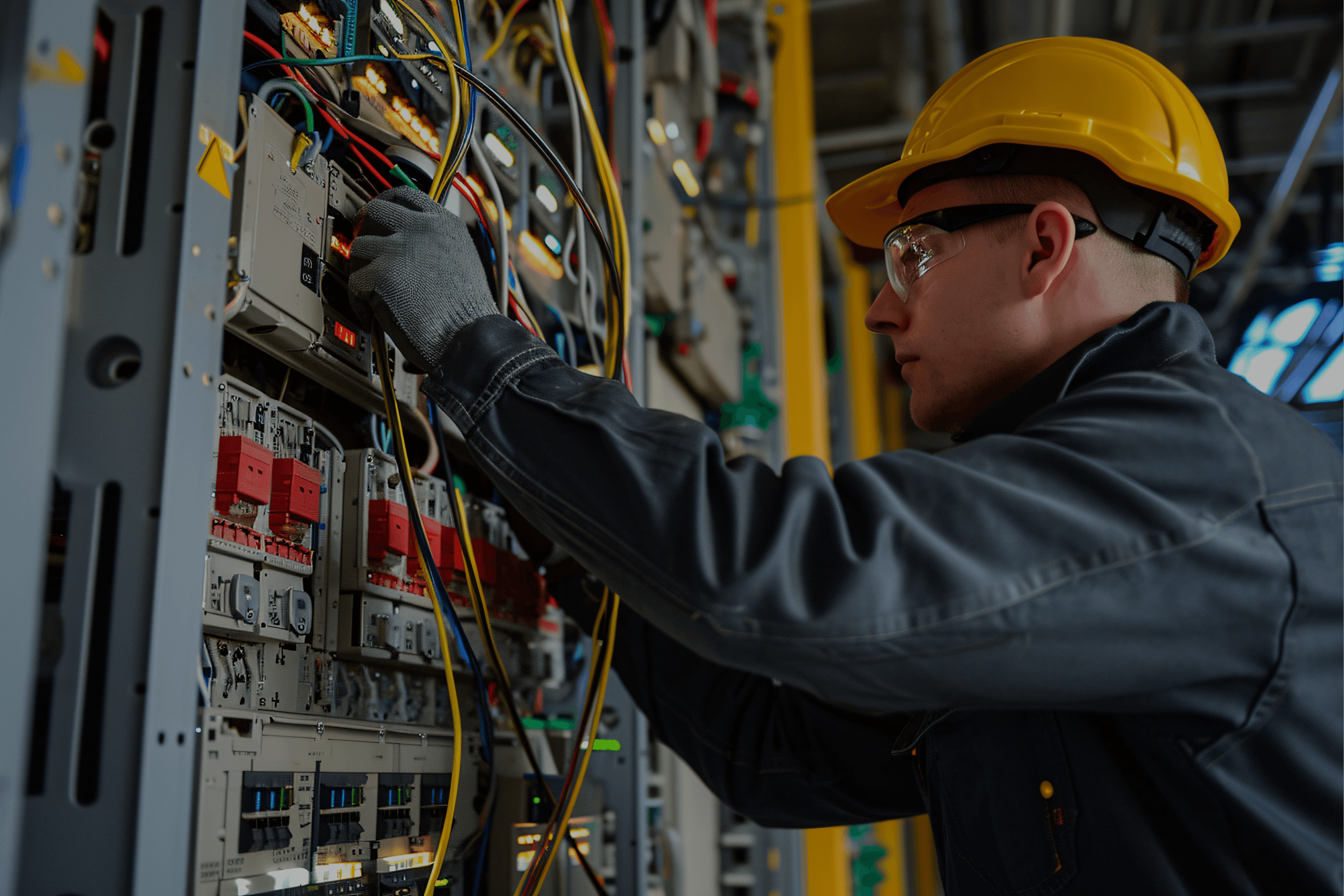 man wiring