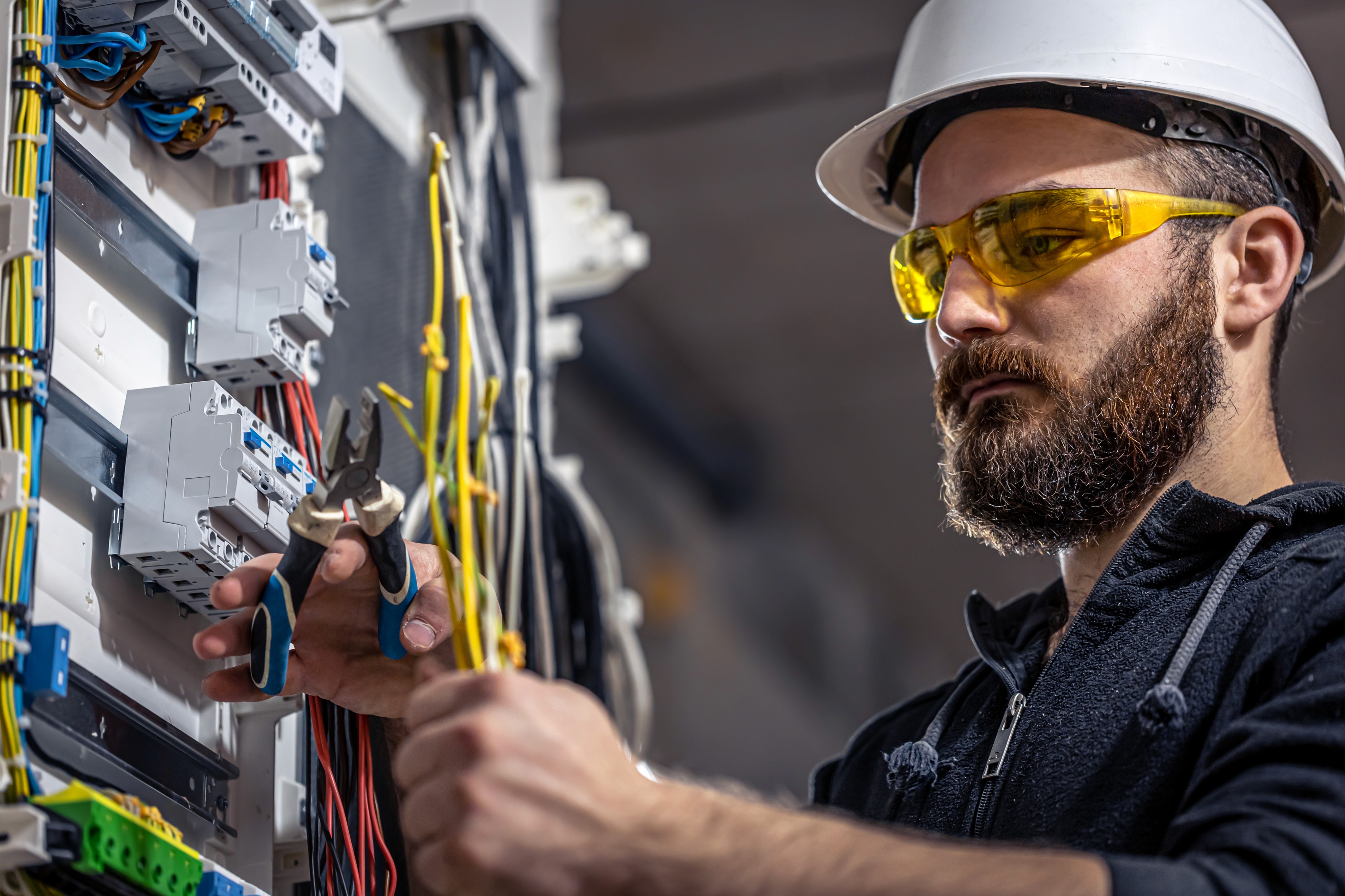 man wiring