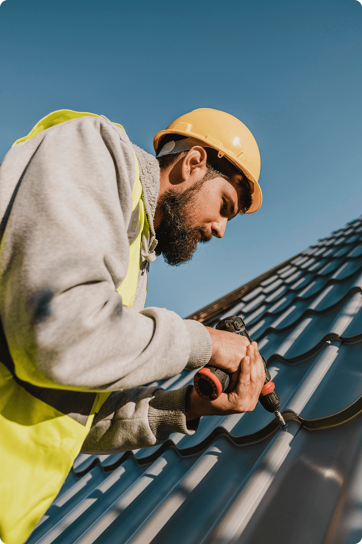 Roofing work